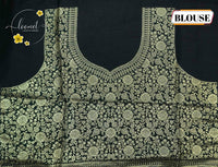 AJF1521 Brick Red and Charcoal Black Viscose saree with abstract batik-style prints.