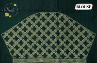 AJF2121 Maroon Viscose saree with Bandhani-inspired floral buttas.