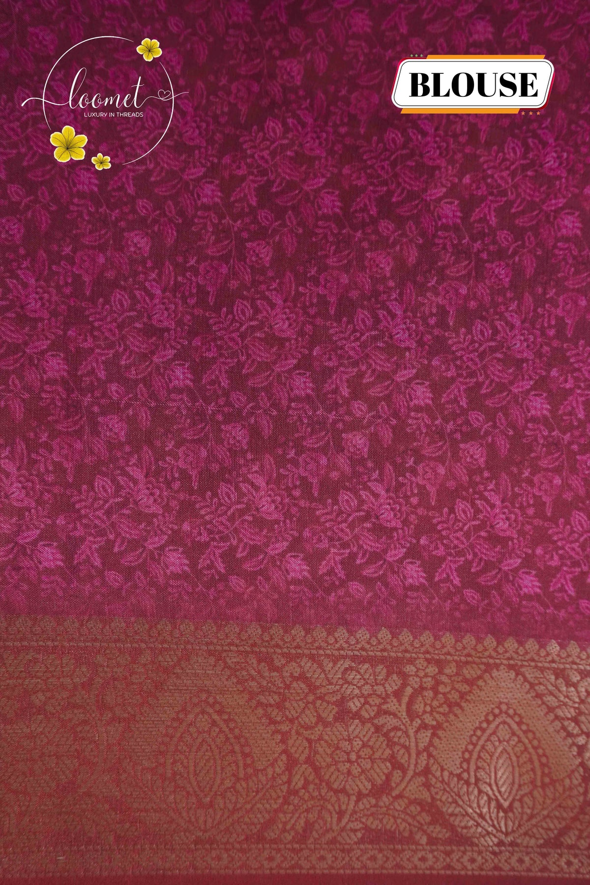 AJF3186 Black Viscose saree features kalamkari floral motifs with banarasi zari border.