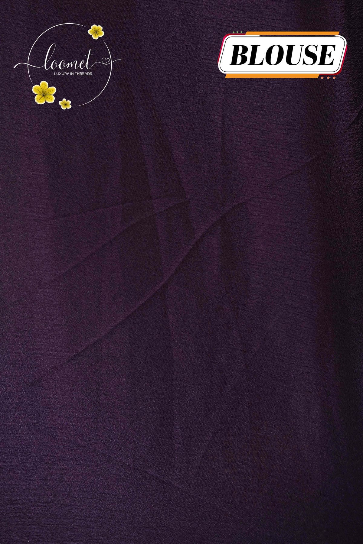 APL0504 Deep Wine Chinnon saree with zardosi-style floral buttas and scalloped cutwork border.