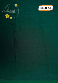 APL20201 Mustard Yellow and Bottle Green Modal silk with Tie-Dye pattern.