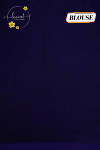 APL20202 Indigo & Magenta Modal silk with Tie-Dye pattern.