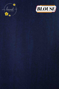 APL5122 Forest Green & Indigo Semi Modal Silk with geometric octagonal mandalas.