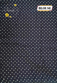 APL5501 Black and White Modal silk with zigzag geometric pattern.