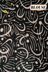 APL6121 Charcoal Grey & Brick Red Semi Modal Silk with mosaic floral motifs and concentric medallions.