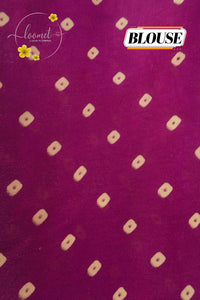 APL7721 Royal Magenta-Purple & Sand Beige Modal silk saree with paisley medallions and metallic brocade pallu.