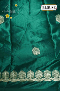 ARN2504 Royal Purple Chiffon saree with hexagonal buttas.