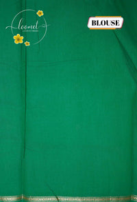 MPS1537 Seafoam Green Maheshwari Cotton with floral buttas.