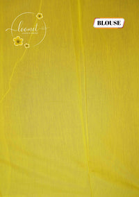 MPS1539 Grape Purple and Lime Green Maheshwari Cotton with leaf buttas.