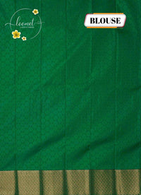 MPS2655 Rani Pink semi soft silk saree with all-over jacquard weave & heart-shaped buttas.