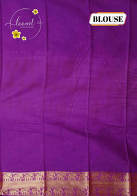 SPT3042 Dual-tone Cotton saree with  Shibori tie-dye pattern